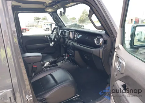 2021 Jeep Wrangler Unlimited Sahara Altitude 4X4 из США, поврежденный, VIN 1C4HJXEN7MW608579